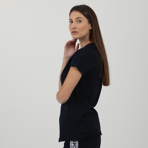 BEVERLY HILLS POLO CLUB-Γυναικείο t-shirt BEVERLY HILLS POLO CLUB BHW.CNT.016.004 μπλε