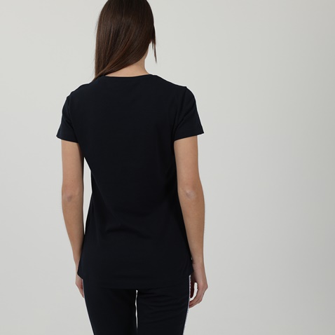 BEVERLY HILLS POLO CLUB-Γυναικείο t-shirt BEVERLY HILLS POLO CLUB BHW.CNT.016.004 μπλε