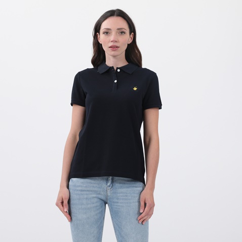 BEVERLY HILLS POLO CLUB-Γυναικεία μπλούζα polo BEVERLY HILLS POLO CLUB μαύρο
