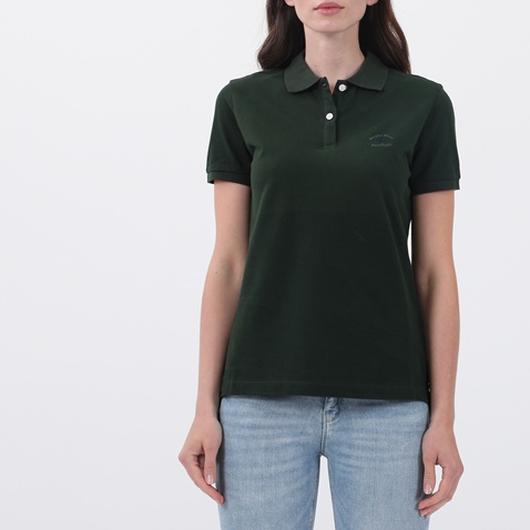 BEVERLY HILLS POLO CLUB-Γυναικεία μπλούζα polo BEVERLY HILLS POLO CLUB πράσινη 