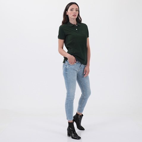 BEVERLY HILLS POLO CLUB-Γυναικεία μπλούζα polo BEVERLY HILLS POLO CLUB πράσινη 