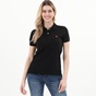 BEVERLY HILLS POLO CLUB-Γυναικεία polo μπλούζα BEVERLY HILLS POLO CLUB BHW.CNT.062.008 μαύρη