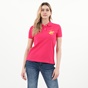 BEVERLY HILLS POLO CLUB-Γυναικεία polo μπλούζα BEVERLY HILLS POLO CLUB BHW.CNT.062.009 φούξια