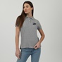 BEVERLY HILLS POLO CLUB-Γυναικεία polo μπλούζα BEVERLY HILLS POLO CLUB BHW.CNT.062.009 γκρι