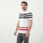 BEVERLY HILLS POLO CLUB-Ανδρική μπλούζα BEVERLY HILLS POLO CLUB λευκή
