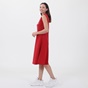 BEVERLY HILLS POLO CLUB-Γυναικείο midi φόρεμα BEVERLY HILLS POLO CLUB BHW.CNT.030.011 BHPC W CASUAL DRESSPOLO DRESS ΦΟΡΕ