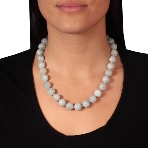JEWELTUDE-Γυναικείο χειροποίητο κολιέ JEWELTUDE 19 Aquamarine 