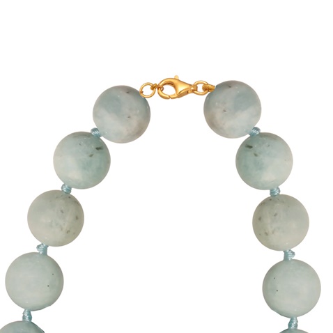 JEWELTUDE-Γυναικείο χειροποίητο κολιέ JEWELTUDE 19 Aquamarine 