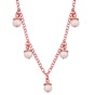 JEWELTUDE-Γυναικείο σημένιο κοντό κολιέ JEWELTUDE 11081 με μαργαριτάρια