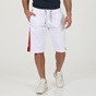 BEVERLY HILLS POLO CLUB-Ανδρική sport βερμούδα BEVERLY HILLS POLO CLUB BHP.1S1.017.008 λευκή