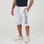 BEVERLY HILLS POLO CLUB-Ανδρική sport βερμούδα BEVERLY HILLS POLO CLUB BHP.1S1.017.011 λευκή