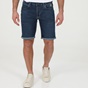 BEVERLY HILLS POLO CLUB-Ανδρική jean βερμούδα BEVERLY HILLS POLO CLUB BHP.1S2.021.004 μπλε