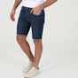 BEVERLY HILLS POLO CLUB-Ανδρική jean βερμούδα BEVERLY HILLS POLO CLUB BHP.1S2.021.004 μπλε