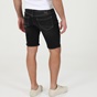 BEVERLY HILLS POLO CLUB-Ανδρική jean βερμούδα BEVERLY HILLS POLO CLUB BHP.1S2.021.004 μαύρη
