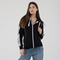 BEVERLY HILLS POLO CLUB-Γυναικεία φούτερ ζακέτα BEVERLY HILLS POLO CLUB BHW.1S1.016.052 μαύρο