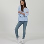 BEVERLY HILLS POLO CLUB-Γυναικείο jean παντελόνι BEVERLY HILLS POLO CLUB BHW.1S1.020.003 μπλε