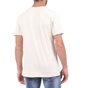 DIRTY LAUNDRY-Ανδρικό t-shirt DIRTY LAUNDRY MODAL RAW CUT εκρού
