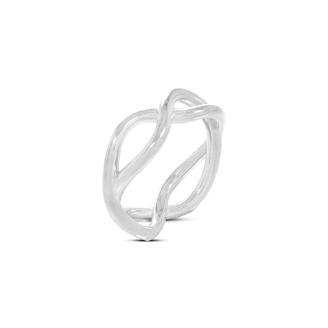 FOLLI FOLLIE-Γυναικείο δαχτυλίδι από ορείχαλκο FOLLI FOLLIE Fluidity Color επάργυρο