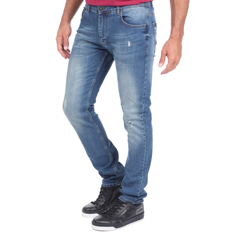 DORS-Ανδρικό τζιν παντελόνι DORS comfort 4012 μπλε