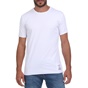 DIRTY LAUNDRY-Ανδρικό t-shirt DIRTY LAUNDRY PATCH RAW CUT λευκό