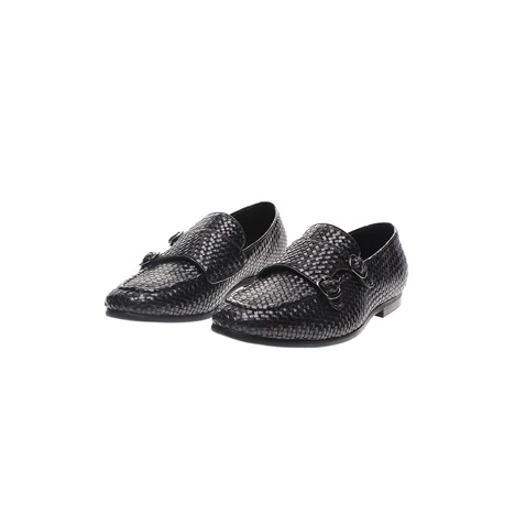19V69 ITALIA-Ανδρικά loafers 19V69 ITALIA MONK STRAP μαύρα