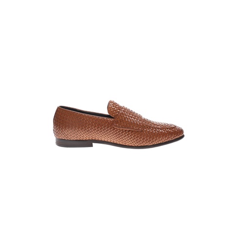 19V69 ITALIA-Ανδρικά loafers 19V69 ITALIA MONK STRAP καφέ