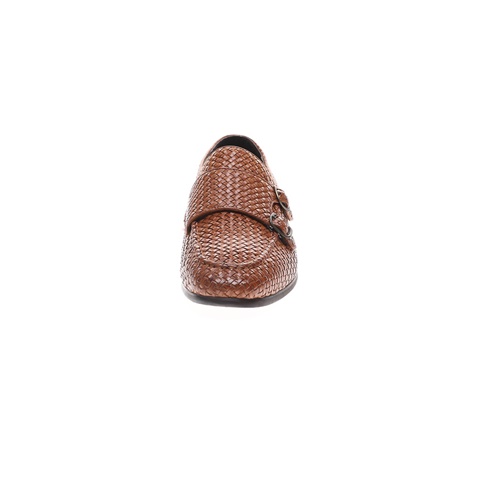 19V69 ITALIA-Ανδρικά loafers 19V69 ITALIA MONK STRAP καφέ