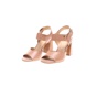 JOY'S-Γυναικεία πέδιλα JOY'S SQUARE HEEL εκρού