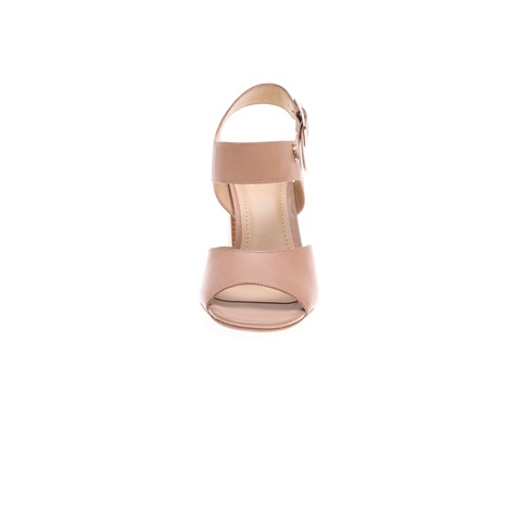 JOY'S-Γυναικεία πέδιλα JOY'S SQUARE HEEL εκρού
