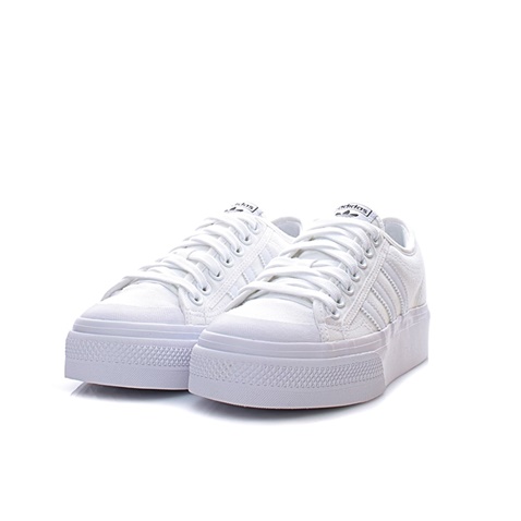adidas Originals-Γυναικεία sneakers adidas Originals NIZZA PLATFORM λευκά