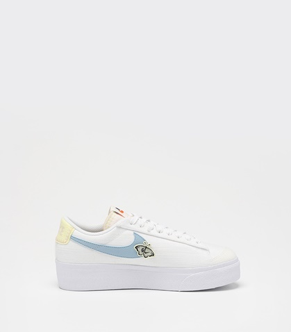 NIKE-Γυναικεία sneakers NIKE BLAZER LOW PLATFORM NEXT NATURE DJ6376 λευκά