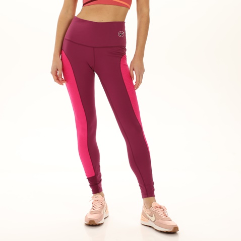NIKE-Γυναικείο αθλητικό κολάν NIKE DM7447 W NK DF HR IC TGHT μοβ φούξια