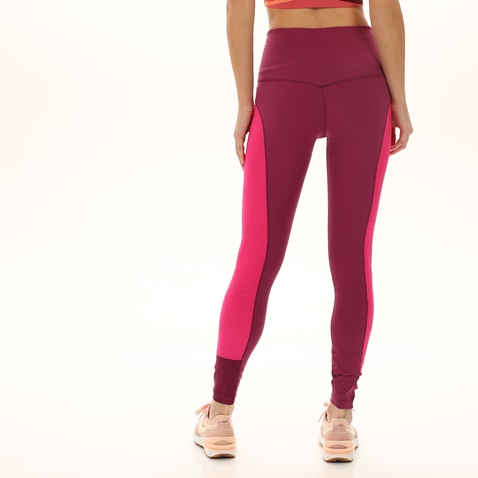 NIKE-Γυναικείο αθλητικό κολάν NIKE DM7447 W NK DF HR IC TGHT μοβ φούξια