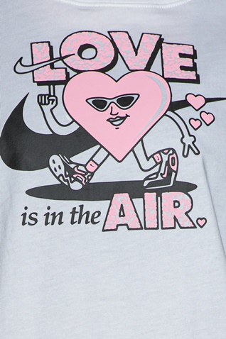 NIKE-Γυναικείο t-shirt NIKE W NSW TEE SS VDAY λευκό