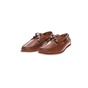 NAVY MARINE-Ανδρικά παπούτσια lace-up boat NAVY MARINE καφέ
