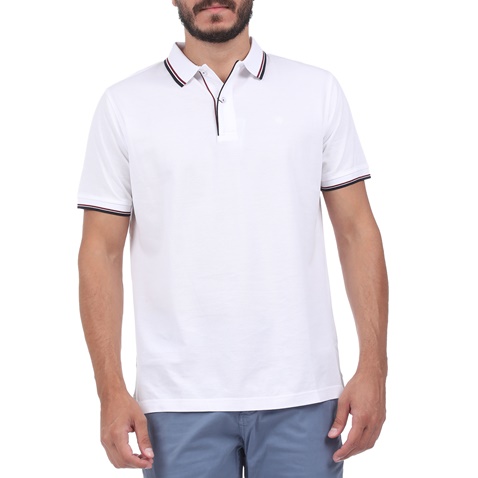 DORS-Ανδρική polo μπλούζα DORS MERCERISED λευκή