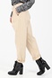 REIKO-Γυναικείο chino παντελόνι REIKO CHINO HIGH WAIST AMBRE εκρού