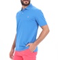 HAMPTONS-Ανδρική polo μπλούζα HAMPTONS PIQUE μπλε