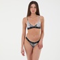 KENDALL+KYLIE-Γυναικείο μαγιό μπικίνι σετ KENDALL+KYLIE KKW.1S1.091.005 ασπρόμαυρο snakeskin