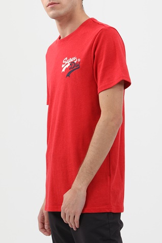 SUPERDRY-Ανδρική μπλούζα SUPERDRY VL SOURCE TEE κόκκινη