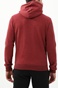 SUPERDRY-Ανδρική φούτερ μπλούζα SUPERDRY OVIN VINTAGE LOGO EMB HOOD κόκκινη