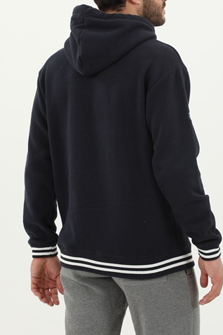 SUPERDRY-Ανδρική φούτερ μπλούζα SUPERDRY COLLEGIATE HOOD μπλε
