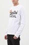 SUPERDRY-Ανδρική μπλούζα SUPERDRY VL AC LS TOP λευκή