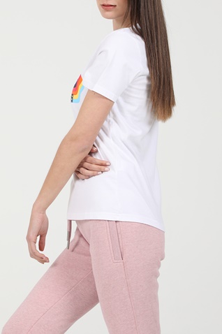 SUPERDRY-Γυναικείο t-shirt SUPERDRY VL λευκό