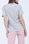 SUPERDRY-Γυναικείο t-shirt SUPERDRY VL BOHO SPARKLE γκρι