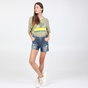 STAFF JEANS-Γυναικείο jean σορτς STAFF JEANS DORA μπλε