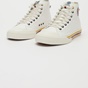 FRANKLIN & MARSHALL-Ανδρικά ψηλά sneakers FRANKLIN & MARSHALL BETA RIBS EAGLE λευκά