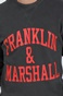FRANKLIN & MARSHALL-Ανδρική φούτερ μπλούζα FRANKLIN & MARSHALL OLD GARMENT DYED γκρι