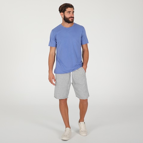DIRTY LAUNDRY-Ανδρική βερμούδα DIRTY LAUNDRY FILLET POCKETS γκρι