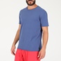 DIRTY LAUNDRY-Ανδρική μπλούζα DIRTY LAUNDRY SLUB JERSEY CREWNECK μπλε